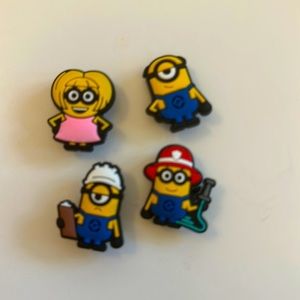 Minions croc charms